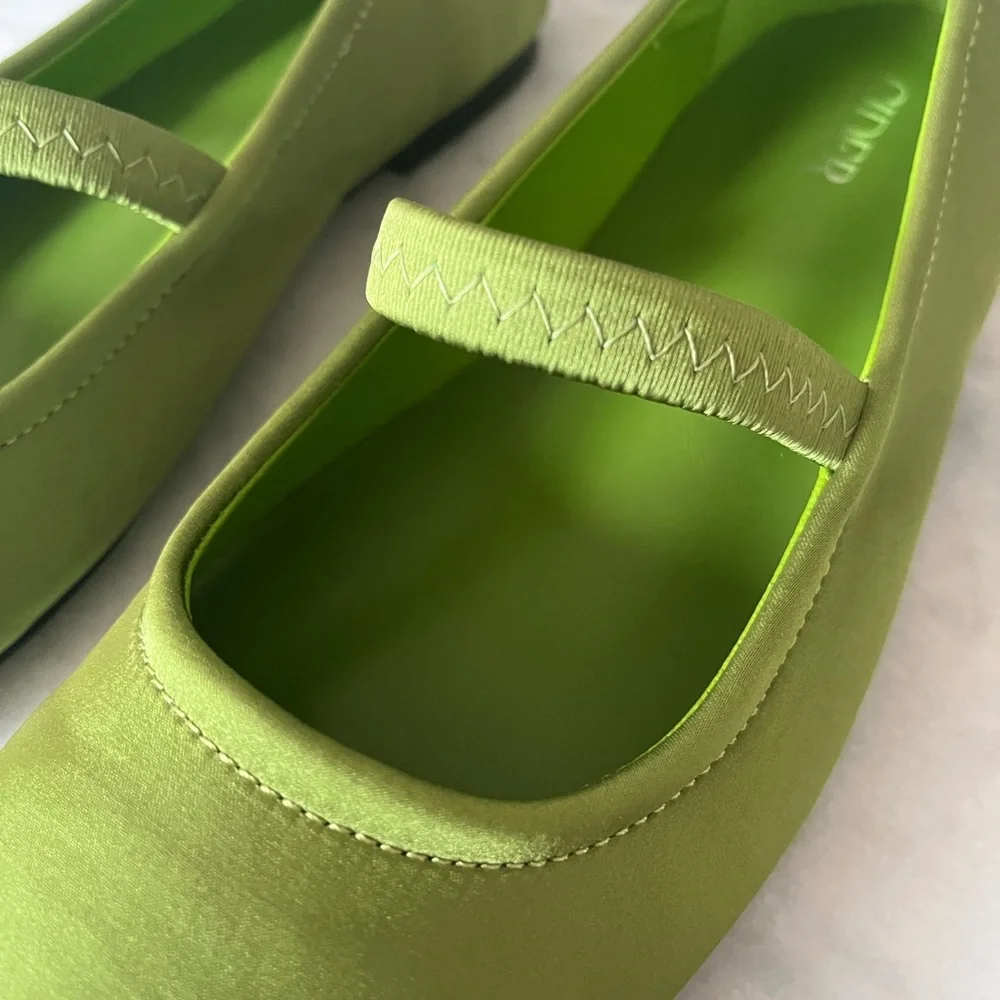 Cider CLASSIC SQUARE TOE SINGLE STRAP BALLET MARY JANE SHOES - Picture 3 of 9